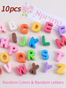 Large Hole Acrylic Letter Beads (Random Color), Suitable For DIY Letters, Phone Chains, Keychains, Smooth Large Hole, Easy To String For Handmade Crafts, Holiday Gifts, Birthday Gifts, Graduation Gifts - 1 Set - View 15