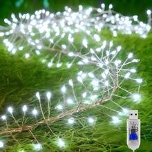 Firecracker Flashing String Lights USB Interface 8 Lighting Modes Waterproof Atmosphere Light Indoor/Outdoor Holiday Decoration - Bronze - View 6