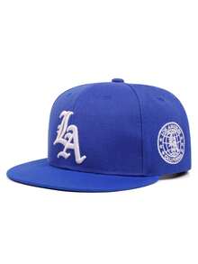 2026 New Fashion Baseball Cap LA Side Embroidery Hip Hop Hat Outdoor Sun Protection Hat Skateboard Hat Daily Commute Decorative Hat Unisex Flat Brim Cap - Side Earth - View 12