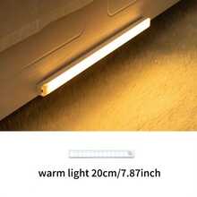 1pc 10/20/30/50cm LED Under Cabinet Light Strip With Motion Sensor, USB Rechargeable, Magnetic Strip, Suitable For Kitchen, Stairs, Hallway, Magnetic Under Cabinet Sensor Light Bar, Cool White/Warm Light Indoor Night Light - Cabinet Light - View 14