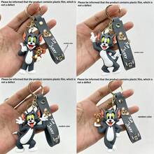 Warner Bros Cartoon Cute Exquisite Cartoon Couple Gift Keychain Backpack Pendant Souvenir Small Gift Backpack Pendant Cute Bag Pendant Portable Keychain Travel Accessory Unisex Bag Pendant Cute Exquisite Small Gift - Multicolor - View 11