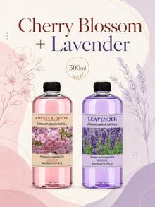 500ml/16.91oz Large Capacity Essential Oil Refill, Multiple Fragrances Available, Exclusive Scent Formula, Suitable For Diffusers, Humidifiers, Air Purifiers And Other Devices, Perfect For Office, Home, Car And Hotel Environments, Long-Lasting Freshness And Odor Elimination, Exquisite Gift Choice - Large 500ml Luxury Fragrance Series - View 39