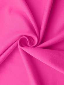 Women's Solid Color Casual Versatile Daily Skorts - Hot Pink - View 5