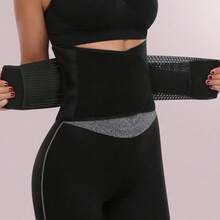 Sweat-Inducing Waist Trimmer For Fitness, Yoga, Running, Neoprene Waist Cincher, Body Shaping Waist Support, Enhanced Abdominal Compression Belt - Multicolor - View 8