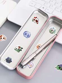 500pcs Vintage Skull Roll Stickers, Cute Japanese Style Creative Cool Stickers, Halloween Party Favors, Suitable For Sketchbook, Notebook, Backpack, Envelope DIY Graffiti Stickers - Multicolor - View 9