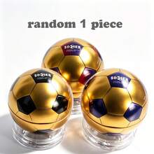 1pc Random, Gold Pencil Sharpener, 3-Hole Design, Can Sharpen Different Thickness Pencils. Suitable For Art, Office, Home And Workplace And Other Multiple Scenarios - Color Style Randomized - View 2