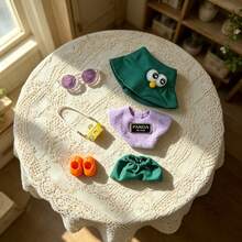 1pc LBB Doll Accessories And Clothing Set, Suitable For 17cm Dolls, Mini Clothing Accessories, Unique Gift For Collectors (Note: Only Includes Clothing, Doll Not Included. Some Accessories Colors Random.) - Multicolor - View 13