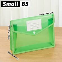 A4/B5/FC Back-To-School Must-Have | Transparent Snap-Button Expanding File Bag,Multi-Color Durable PP Accordion Pocket,Lightweight Waterproof Organizer For Students&Office,Cute Stationery Storage For Campus,Daily Commute, Study Group,Travel - Landscape - View 58