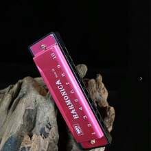 10-Hole Chromatic Harmonica In C Key | Durable Plastic Polished Finish - Includes Protective Case, Multiple Colors Available, Fine Craftsmanship, Rich Tone, Suitable For Beginners, Adults And Professionals, Ideal For Music Education, Perfect Gift For Beginners - Multicolor - View 12