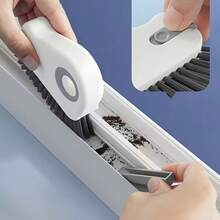 1 PC 2-In-1 Window Track Cleaning Tool, Detachable Handheld Gap Brush, Multi-Functional Window Track / Blinds / Corner Cleaning Brush, Household Kitchen Cleaning Tool. - Multicolor - View 4