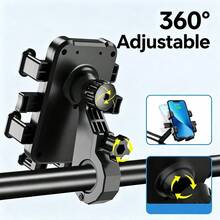 Electric Bike Phone Holder Mountain Bike Gravity Shock Absorption Navigation Mount Delivery Riding Car Phone Bracket - Multicolor - View 6