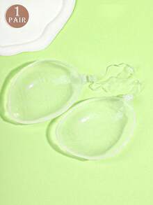 2-In-1 Transparent Strap Push-Up Silicone Adhesive Bra, Suitable For Backless Outfits - Silicone Transparent Round Cup - View 4