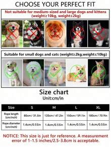 柔軟舒適耐用尼龍三色編織時尚寵物牽繩，適用於比熊犬、泰迪犬及其他小型犬種，適合狗狗與貓咪散步使用 - 彩色 - 查看 4