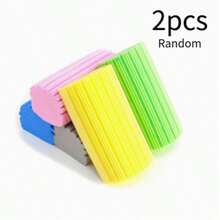 5/4/2/1pc Pack Cleaning Dusting Sponge Wet Tool - Reusable Household Sponge Duster Magic Dusting Sponge Suitable For Cleaning Blinds, Glass, Baseboards, Vents, Mirrors, Window Tracks - Sponge - View 9