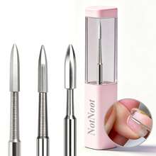 NotNoot Nail Drill Bit: 3/32" Tungsten Steel Alloy Cuticle Removal Drill Bit, Under Nail Cleaning Dead Skin Pre-Treatment - Silver - View 1