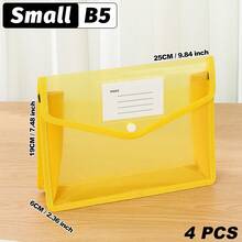 A4/B5/FC Back-To-School Must-Have | Transparent Snap-Button Expanding File Bag,Multi-Color Durable PP Accordion Pocket,Lightweight Waterproof Organizer For Students&Office,Cute Stationery Storage For Campus,Daily Commute, Study Group,Travel - Landscape - View 49