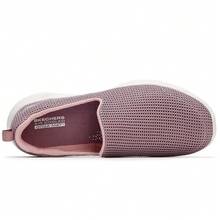 Skechers Sepatu Slip-on Bertali Wanita GOGAMAX, Jaring Rajut Bernapas, Sol Lembut, Ringan, Pas Elastis, Sepatu Jalan Slip-on, Sepatu Olahraga dan Kasual - Lilac Purple - View 3