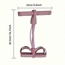 4/11pcs Yoga Fitness Set - Includes EVA Material Elastic Band, Resistance Pedal, 8-Shaped Pull Band And Leg Muscle Trainer, Designed For Flexibility And Massage - Multicolor - View 4