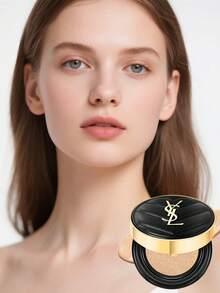 Yves Saint Laurent Yves气垫粉底液（墨水系列），柔焦哑光妆效，SPF 33/PA++，全天持久无瑕遮瑕，控油，提亮肤色，长效保湿。净重0.49盎司/14克，色号#10。 - 0.49 oz.-14g #10 - 查看 9