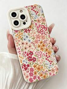 Floral World Phone Case Compatible With Apple 16 Pro, 15 Pupil Eye Design, Compatible With IPhone 14, 13, 17, 12, Simple Anti-Drop Protective Cover - Multicolor - View 4