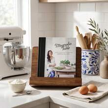 Beautiful Cookbook Stand For Your Kitchen Counter - Solid Wood Stand Easily Keeps Cook Or Recipe Books Open For Convenient Cooking - Perfectly Fits Your /Tablet And Enhances Any Kitchen Deco - Multicolor - View 3