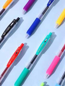 BIA G-9001 Classic Neutral Pens, 12pcs/8pcs/6pcs/4pcs, 0.5mm/0.7mm, Student Marker Pens, Suitable For Manual Accounting, Hand Drawing, Neutral Pens, Back To School Season Neutral Pen Set, Smooth Writing, Vibrant Colors, Planner Drawing Set - Sets - View 9