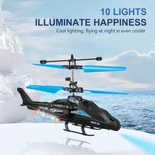 Kids Remote Control Helicopters - Red - View 3