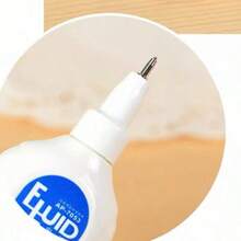 Correction Fluid (3 Pieces Per Set), With Super Strong Coverage, Quick-Drying Formula That Does Not Smudge, Smooth Application Without Breaking The Line, Easily Corrects Writing Errors, And Keeps The Paper Surface As Clean And New As Ever - 3PCS - View 4