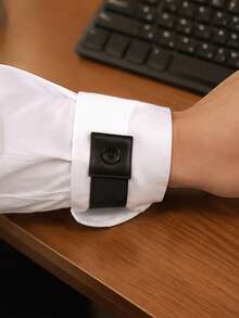2Pcs Unisex Elastic Adjustable Anti Slip Sleeve Garters Shirt Sleeve Holders Arm Bands Comfort Cuff Fix Straps For Bartender Office Worker Dress Shirts Daily Use - Multicolor - View 5