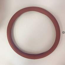 1pc New Patchwork Leather Car Steering Wheel Cover, Leather Car Interior Accessory, Steering Wheel Cover With Inner Ring, Car Interior Supplies - Multicolor - View 10