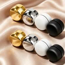 2/8/12pcs Magnetic Headscarf Pins, Classic Round Glossy And Matte Scarf Clips, Multi-Functional Magnetic Clothing Fasteners, Pin-Free Scarf Clips, Suitable For Women's Dresses, Shawls, Scarves And Other Accessories - Multicolor - View 11