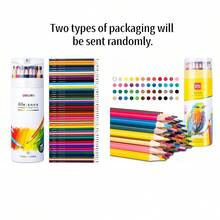 1Set, Colored Pencils, Oil-Based Colored Pencils, Art Painting Colored Pencil Set [Random Color], Back To School - Multicolor - View 9