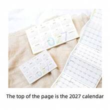 Diskon 20% untuk Sisipan Kalender Tahunan Lembar Lepas 2027 | Berbagai Ukuran A6/A7/A8 | Tata Letak Kisi, Termasuk Kalender Gregorian/Lunar, 24 Istilah & Hari Libur Matahari, Huruf Besar | Cocok untuk Perencanaan Jadwal Tahunan, Pengorganisasian Perencana, Perencana Lembar Lepas DIY - 2027 Lipatan 8 - View 8
