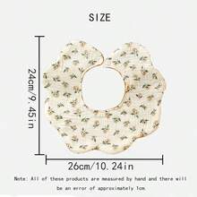 Yue Ye 3pcs/Pack Baby Pure Cotton Thickened Bibs, Baby Bibs, Drool Cloths, Cartoon Pattern, Reversible, Baby's Halloween Gift - Multicolor - View 8