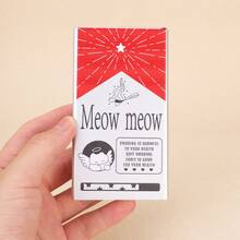 Cabin puff 1pc Vintage Leopard Print Cartoon Graffiti Portable Cigarette Case, Spring Slide Cover Long Storage Box, Personalized Portable Pocket Organizer Small Box, Wonderful Holiday Gift. - One Size Fits All - View 8