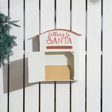 A5 Letter Postbox - White/Red On-Site - 1 - View 6
