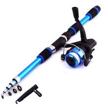 Complete Fishing Rod Set, Includes Telescopic Fishing Rod, Spinning Reel, Bait, Fishing Hooks, Travel Fishing Rod Set (Random Color) - Combination - View 15