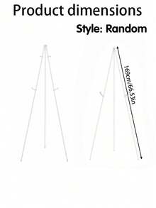 1pc/Wedding Metal Display Stand, Suitable For Wedding Signs And Posters; Equipped With Foldable, Adjustable Metal Frame And Storage Bag, Perfect For Displaying Wedding Signs, Decorations, Paintings And Artworks, As Well As Birthday Party Signs - Multicolor 2 - View 8