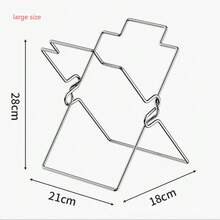 2pcs Kitchen Floor/Desktop Trash Can Holder, Foldable Storage Rack For Plastic Bags And Dishcloths, Suitable For Party, Buffet, Restaurant, Home Supplies, Camping, Kitchen Tools, Suitable For Restaurant And Home Use, Outdoor Activities, Outdoor Dining - Multiple Colors - View 7