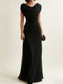 Women Cocktail Dresses - Black - View 1