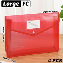 A4/B5/FC Back-To-School Must-Have | Transparent Snap-Button Expanding File Bag,Multi-Color Durable PP Accordion Pocket,Lightweight Waterproof Organizer For Students&Office,Cute Stationery Storage For Campus,Daily Commute, Study Group,Travel - Landscape - View 10
