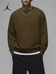 Nike Genuine JORDAN Men's Crew Neck Patchwork Soft Sports Sweatshirt HV1750-366 - HV1750-366 - View 1