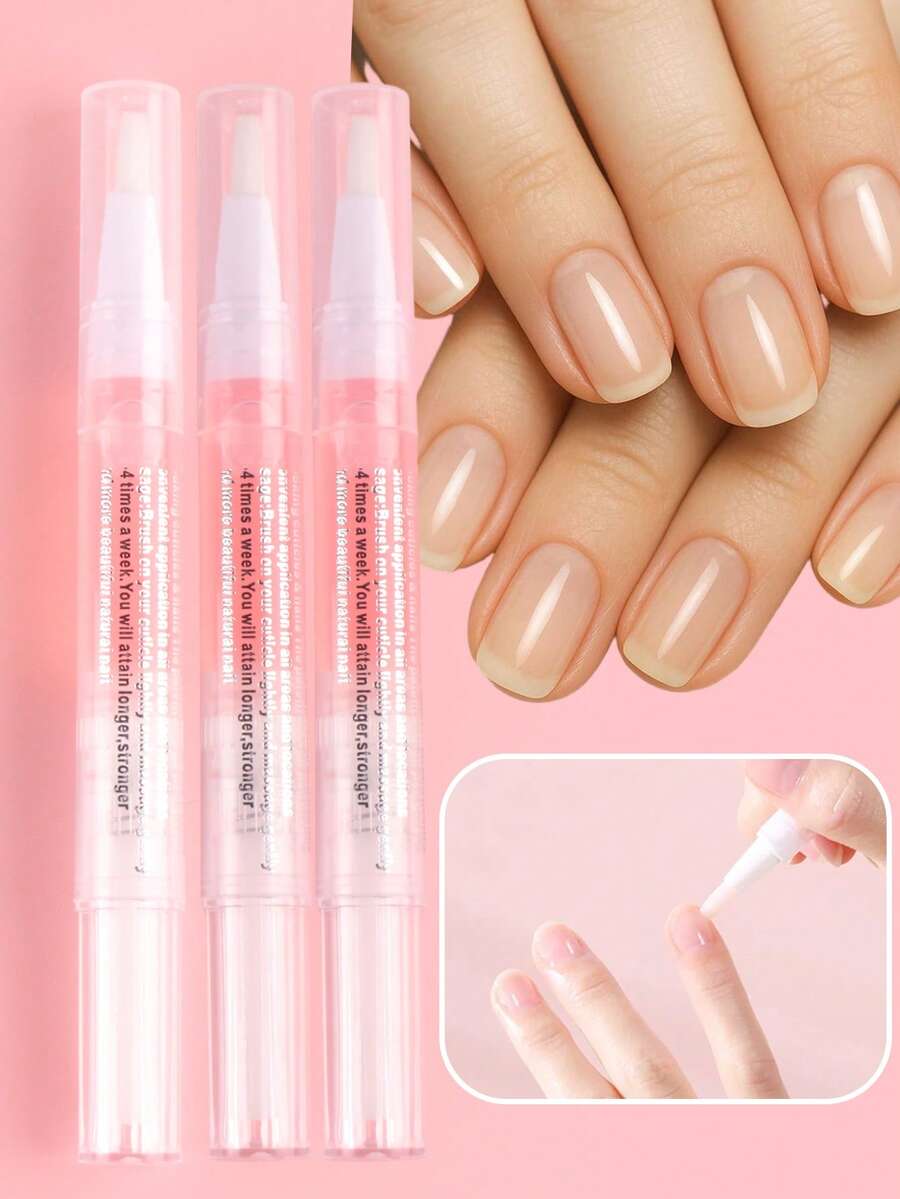 Nail Nutrition Oil Pen 1/2PCS Rose Cuticle Oil Pen For Dry Cracked Cuticles Strengthen Nails Portable Manicure Essential Oil For Home & Salon Use - Nutritional Oil Pen - View 1