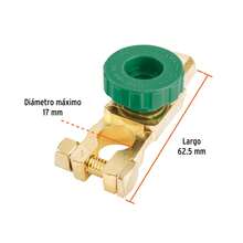 KIT 2 PC-Battery Terminal With Switch, Truper - B - View 4
