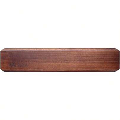 Soporte Magnético de Acacia de 16 Pulgadas Montado en la Pared, Tira Magnética de Acacia para Cuchillos de Chef, Tijeras de Cocina, Cortadores de Pizza y Herramientas de Metal
