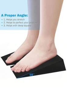 Squat Wedge Blocks Non-Slip Squat Ramp Slant Board For Men Women Lightweight Leg Stretcher Trikonasana Yoga Brick Inclined Footrests For Squat Training Calf Stretching Physical Relaxation Weightlifting Exercises Home Gym Equipment Fitness - Multicolor - View 10