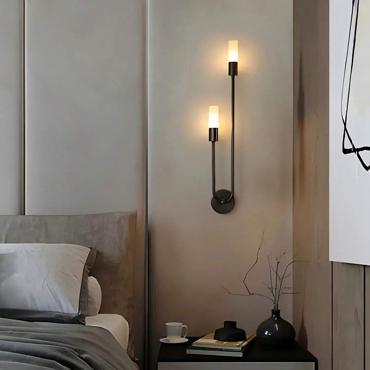 Modern Geometric Design Dual Light Source Wall Lamp, G9 Lamp Holder, Hard-Wired Connection, Suitable For Living Room, Bedroom, Corridor, Foyer And Staircase Wall Lighting (Bulbs Not Included) - Multicolor - View 5