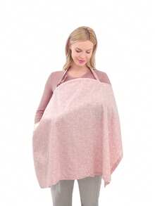 Maternity Nursing Scarf, Stroller And Car Seat Cover, Lightweight Breathable Outdoor Nursing Cape, 360° Full Coverage Design, With Mesh Layer, Curved Neckline Privacy Nursing Apron, Suitable For Newborns - Multicolor - View 14