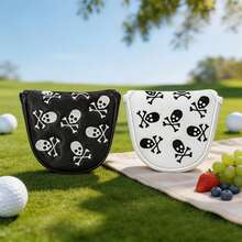 Personalized Skull Embroidered Pattern Golf Club Head Covers For Hybrid Driver Fairway Wood Covers And Golf Club Putter Head Covers Golf Accessories Durable - Multicolor - View 7