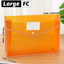 A4/B5/FC Back-To-School Must-Have | Transparent Snap-Button Expanding File Bag,Multi-Color Durable PP Accordion Pocket,Lightweight Waterproof Organizer For Students&Office,Cute Stationery Storage For Campus,Daily Commute, Study Group,Travel - Landscape - View 51